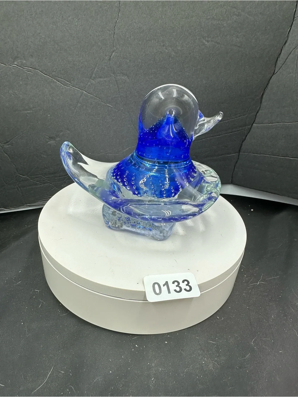 Murano Or Murano Style Blue Bird Up BB
